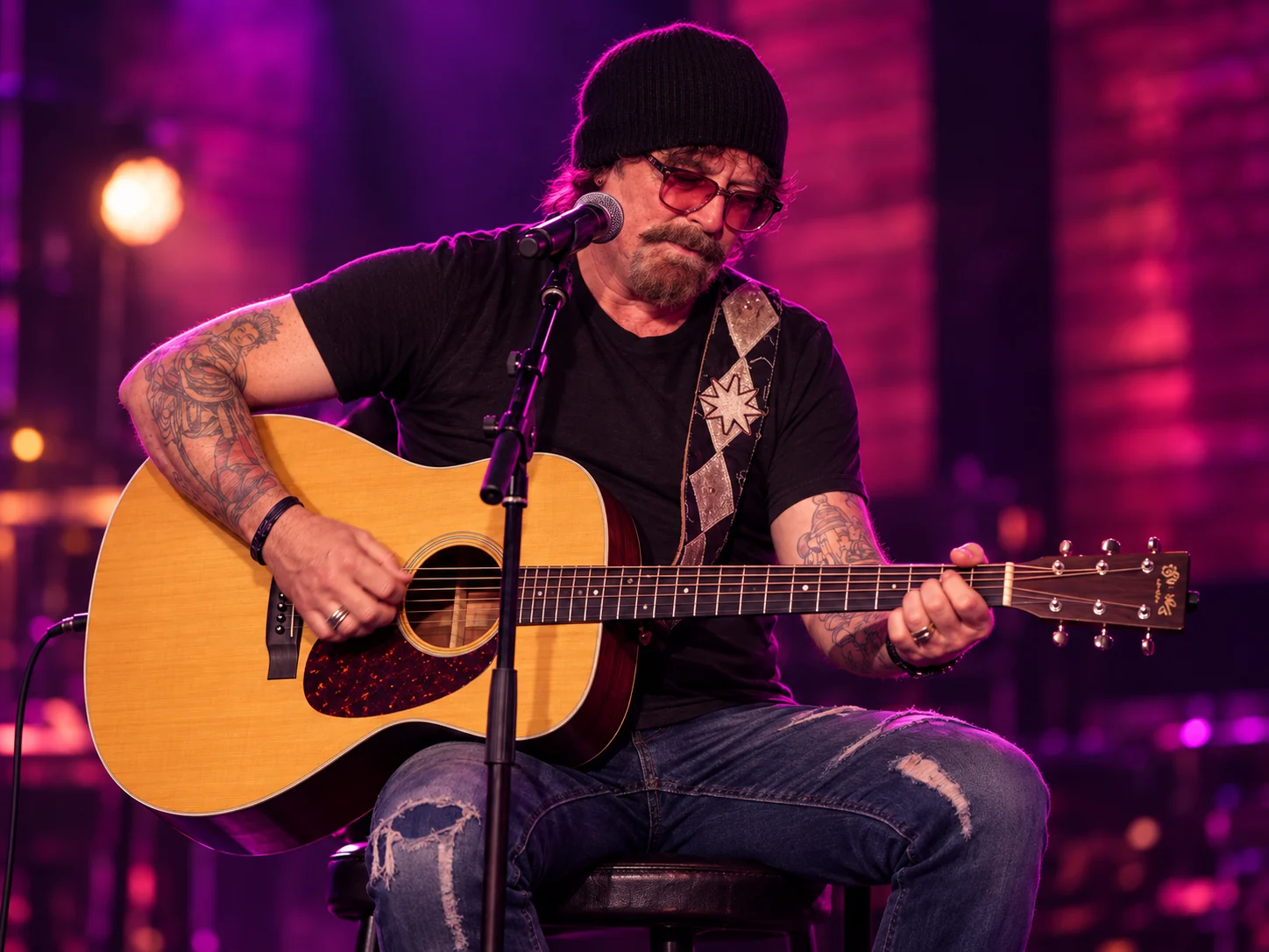 Chris Amodeo performing at Campus JAX — editorial illustration