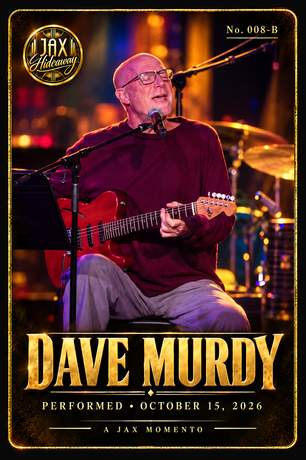 Dave Murdy JAX Momento No. 008-B