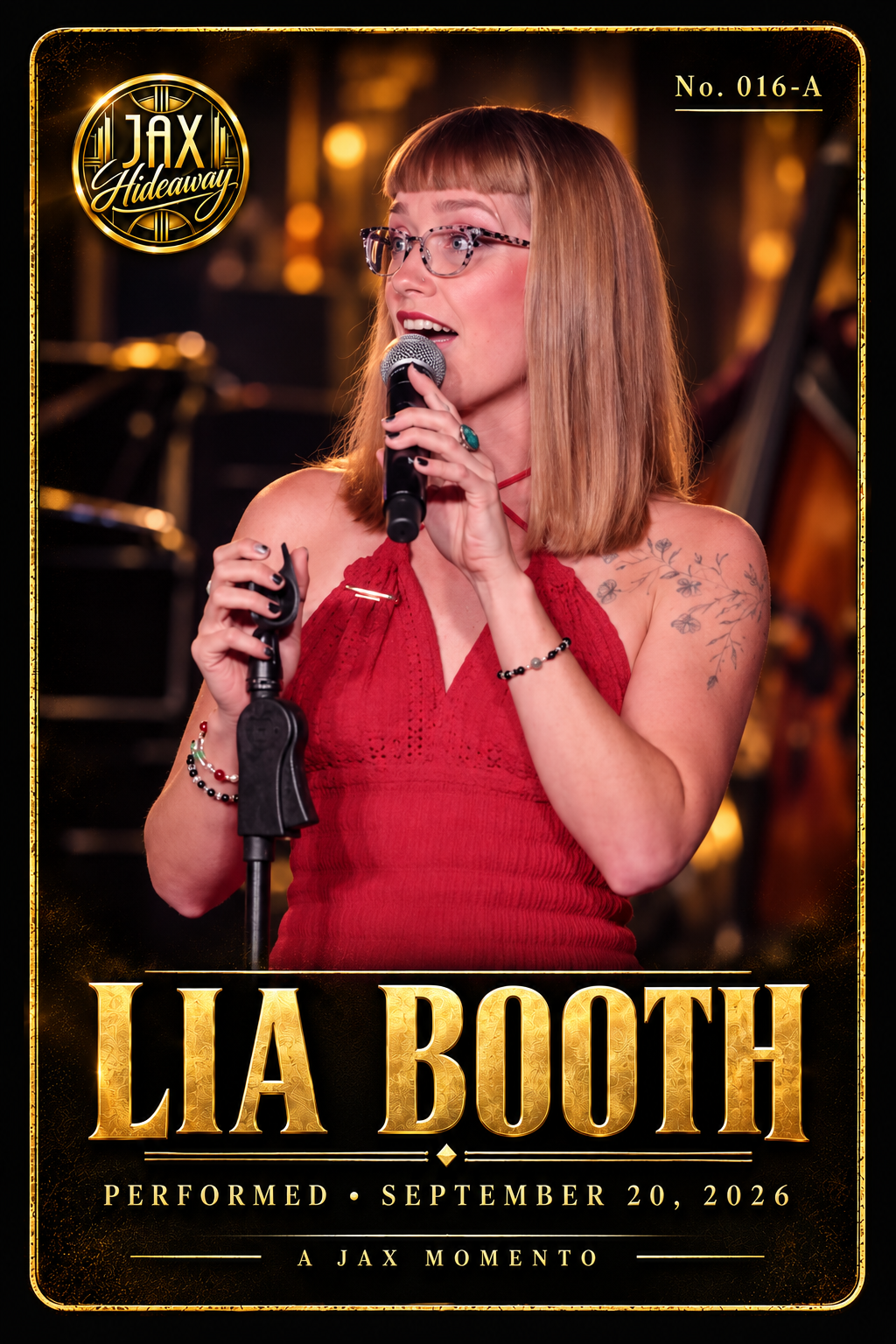 Lia Booth JAX Momento No. 016-A