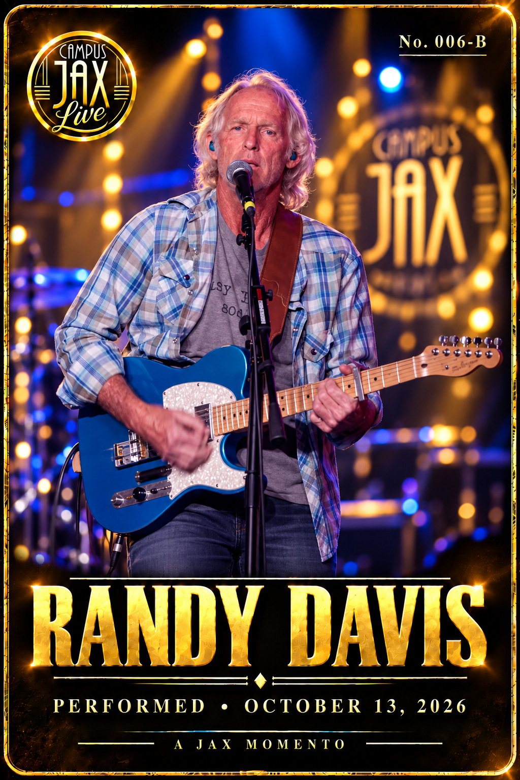 Randy Davis JAX Momento No. 006-B